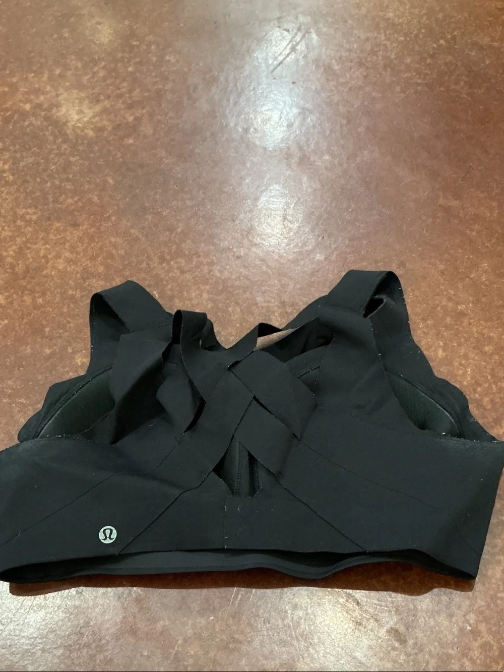 lululemon athletica Black V‑Neck Seamless Sports Bralette
